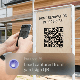 QR codes on yard signs converted into live leads