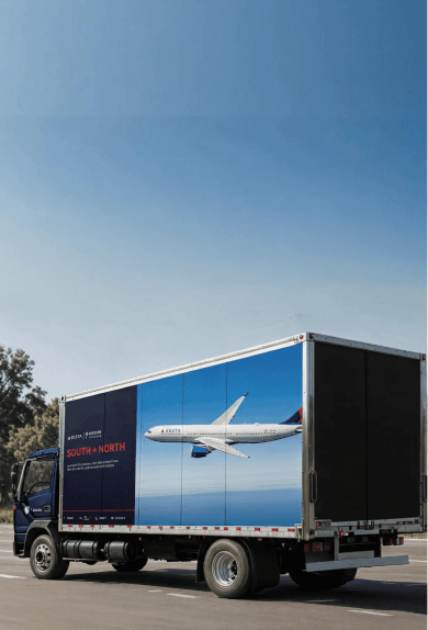 LED Truck with OOH ad