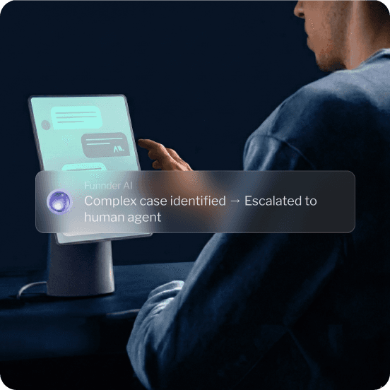 Complex issues escalated with context