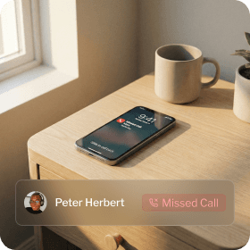 Missed calls and emails cause drop-off